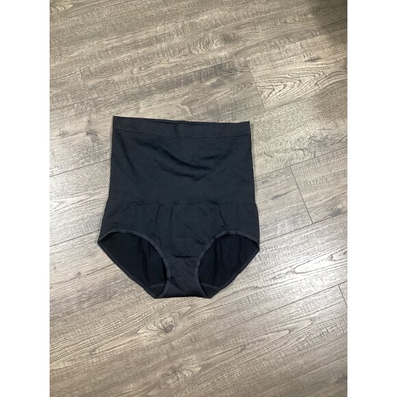 Soma High-Waist Seamless Womens Shaping Brief XL/XXL Black Nylon Spandex Undies - Picture 1 of 7